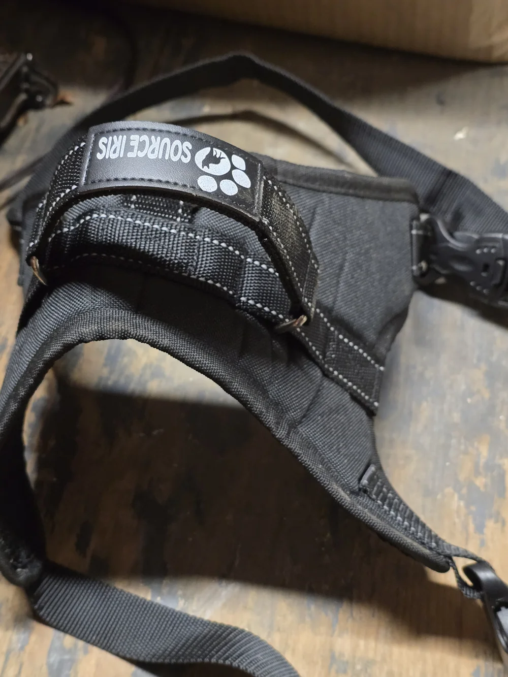 Black Tactical Dog Harness #683